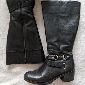 Naturalizer Wriley Black 9 Wide Shaft Boots